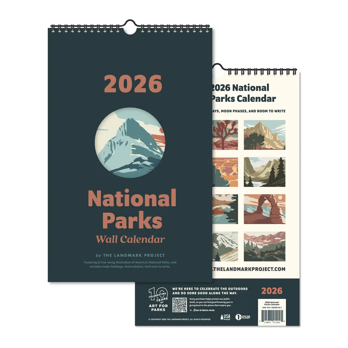 2026 National Parks Wall Calendar