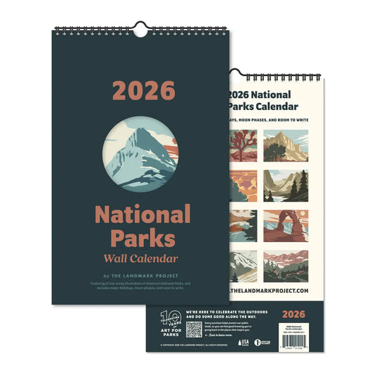 2026 National Parks Wall Calendar