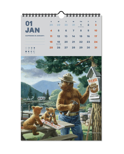 2026 Smokey Bear Wall Calendar