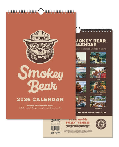 2026 Smokey Bear Wall Calendar