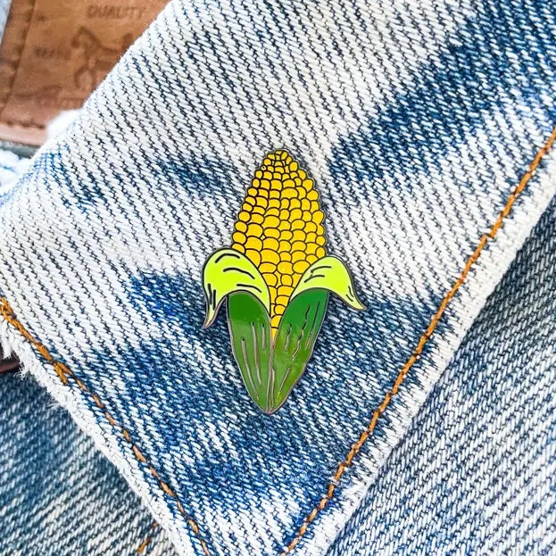 Corn Enamel Pin