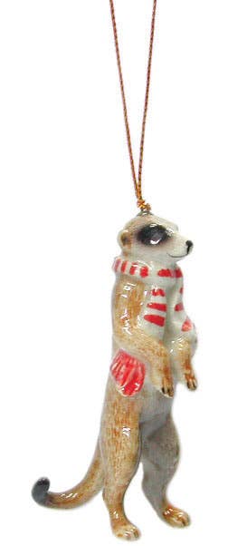 Meerkat Mini Porcelain Ornament