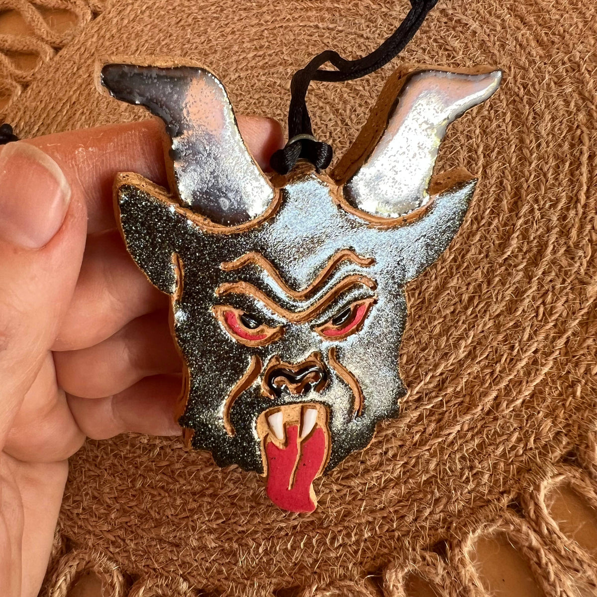 Krampus Handmade Ceramic Ornament