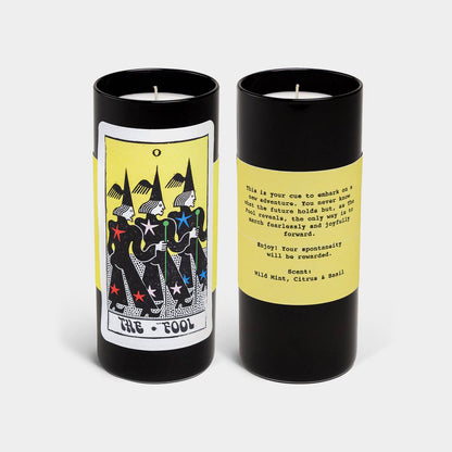 The Fool Mint & Citrus Tarot Candle