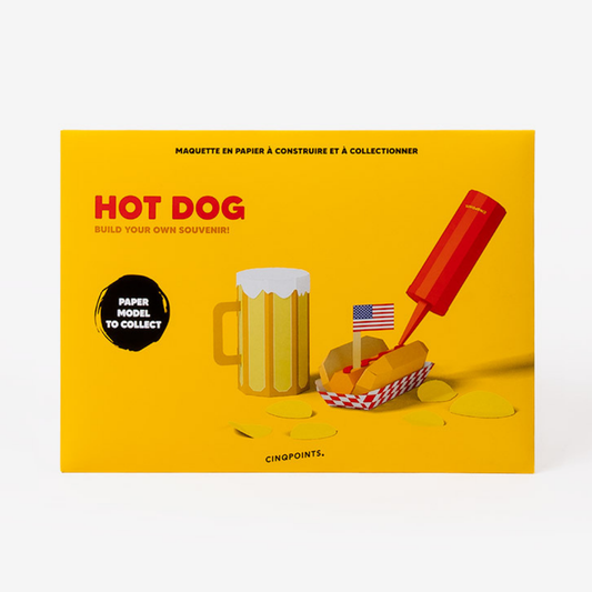 3D Paper Hot Dog Kit by Cinqpoints