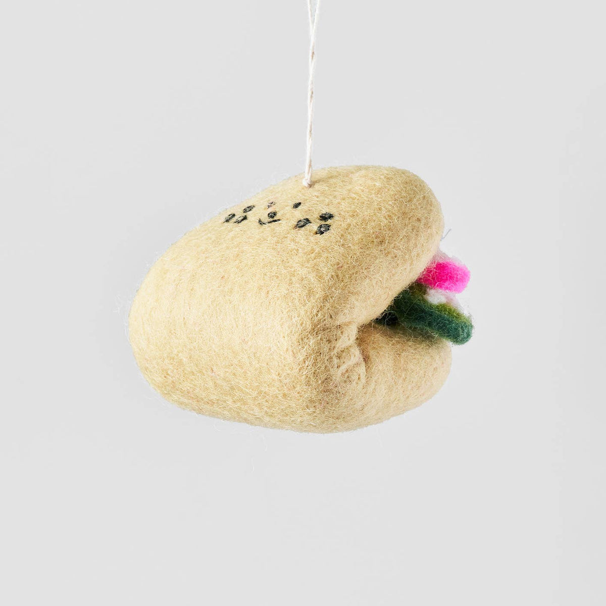 Bao Bun Fair Trade Felt Holiday Ornament