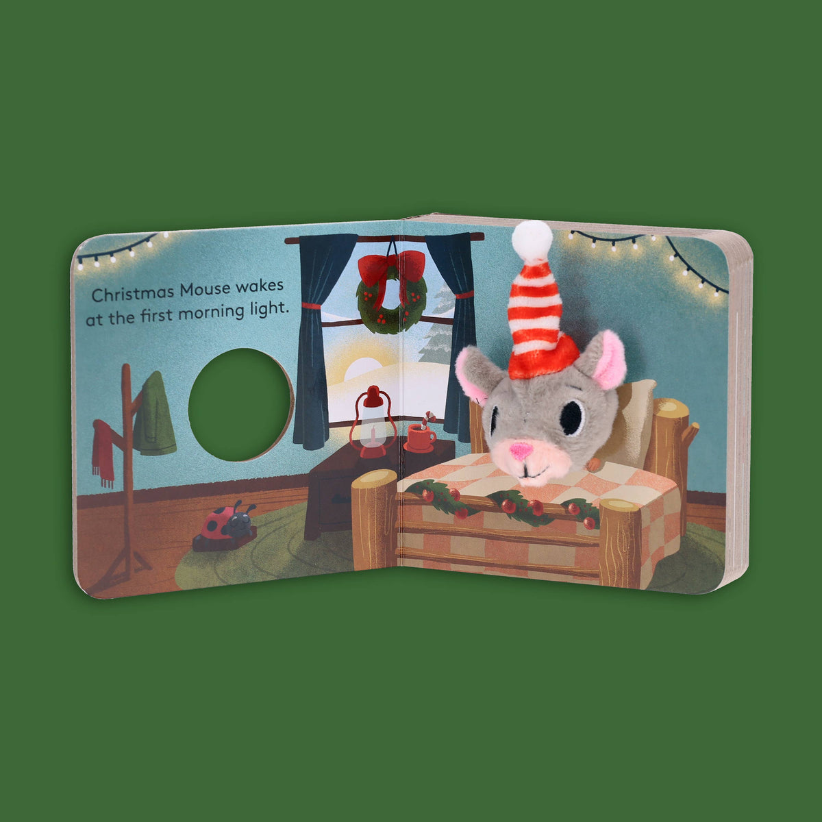 Christmas Mouse Finger Puppet Holiday Kids Book
