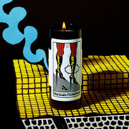 High Priestess Pomegranate & Patchouli Tarot Candle