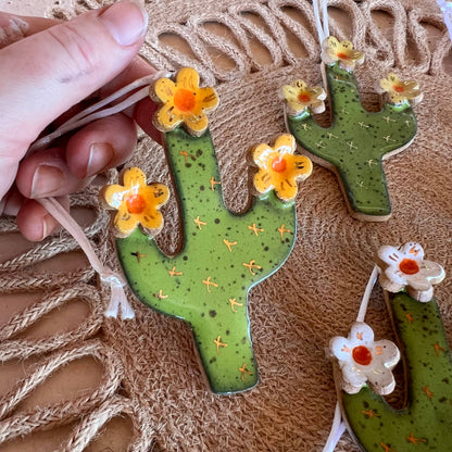 Saguaro Blossom Handmade Ceramic Ornament
