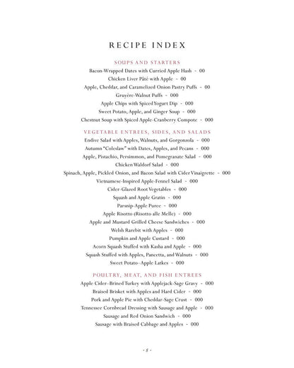 The Apple Lover's Cookbook