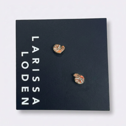 Pickleball Enamel Stud Earrings
