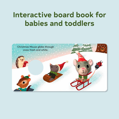 Christmas Mouse Finger Puppet Holiday Kids Book