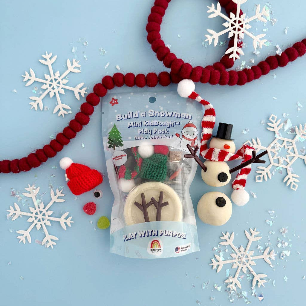Build a Snowman Mini KidDough Play Pack