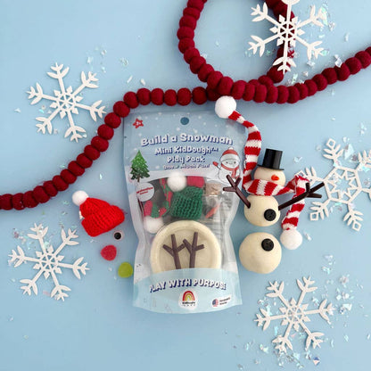 Build a Snowman Mini KidDough Play Pack