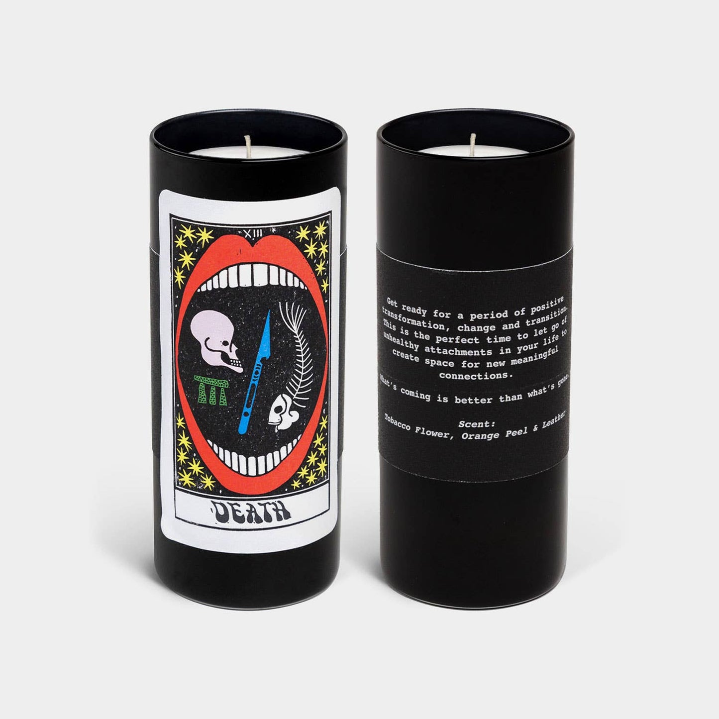 Death Tobacco & Leather Tarot Candle