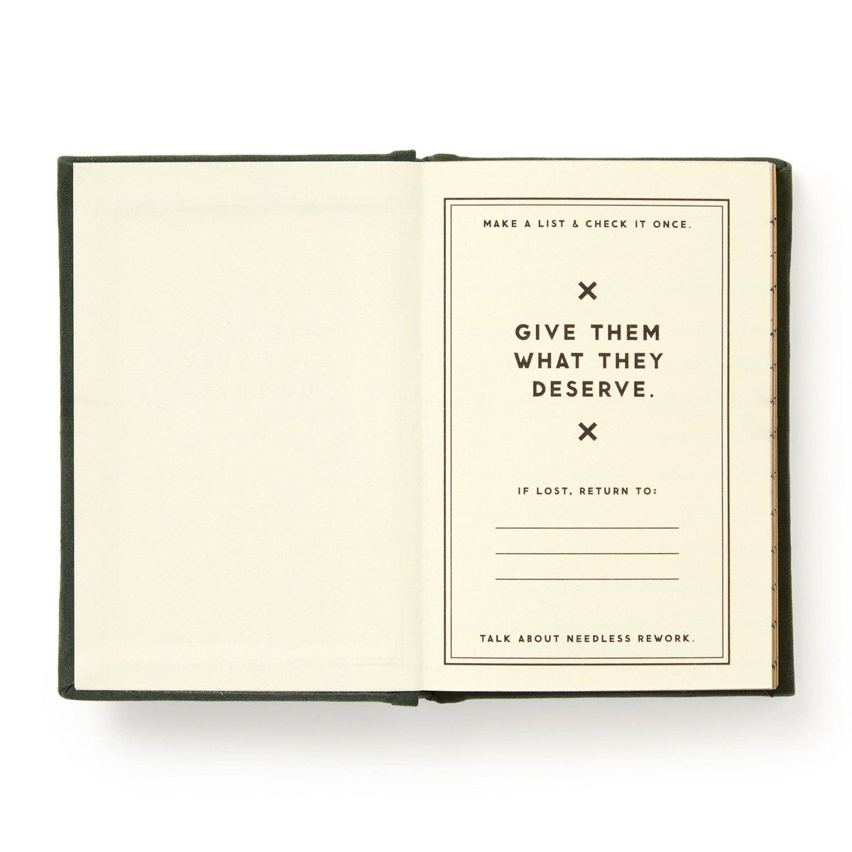 Naughty or Nice List Tiny Diary