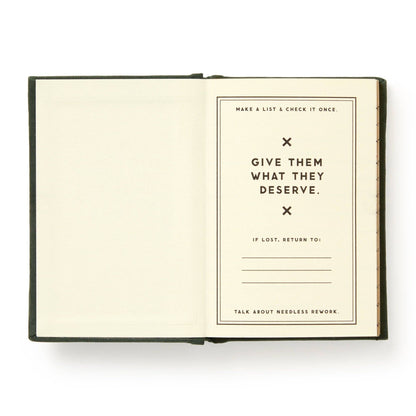 Naughty or Nice List Tiny Diary