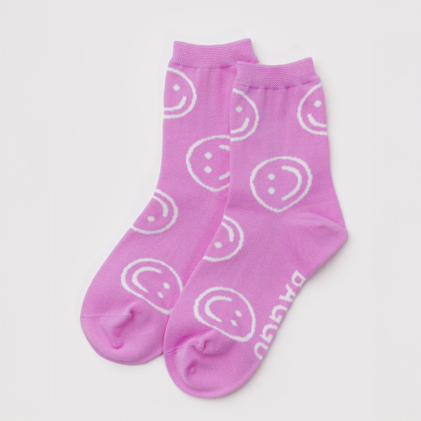 Bamboo Woven Crew Socks
