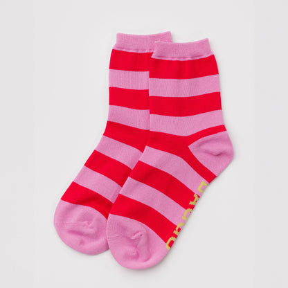 Bamboo Woven Crew Socks
