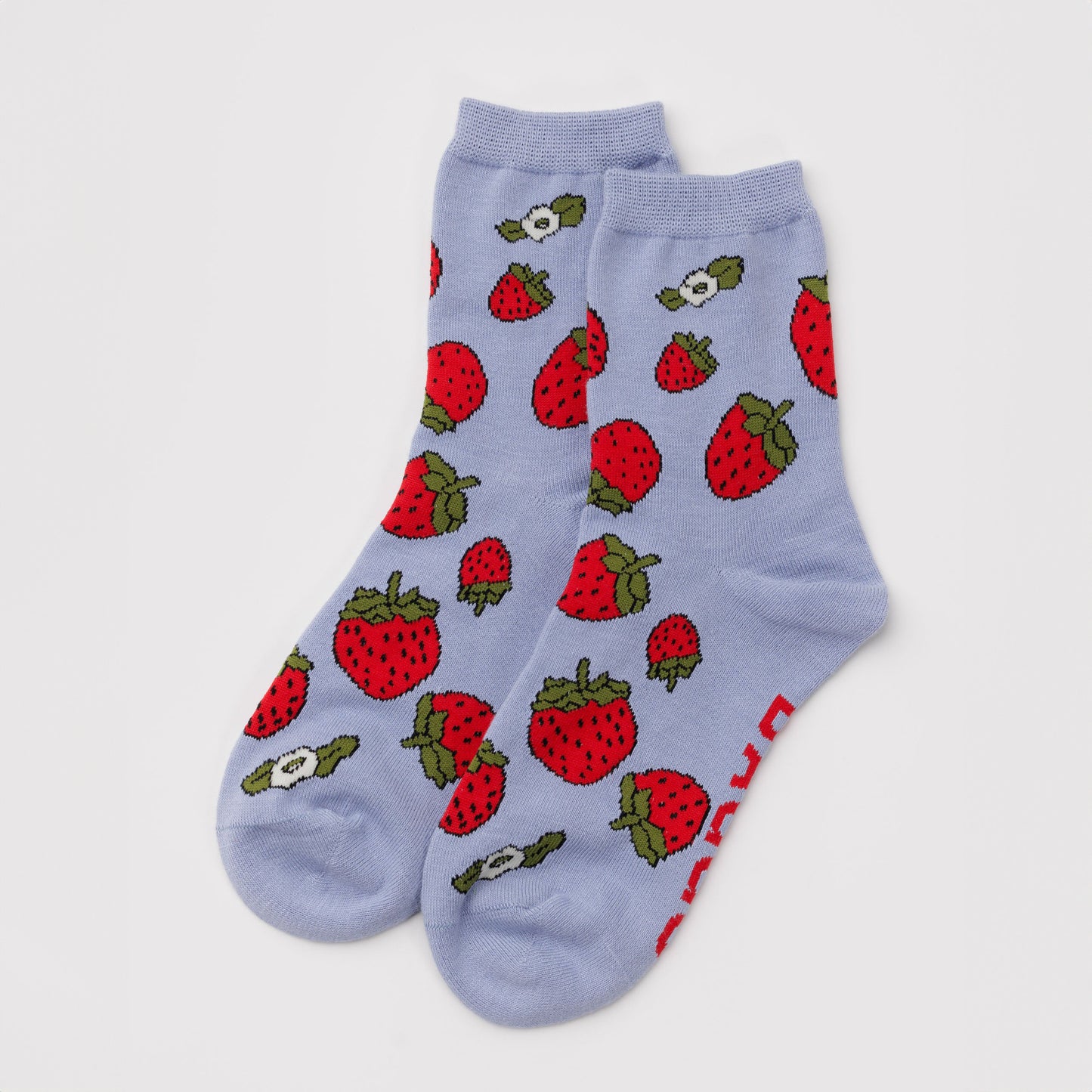 Bamboo Woven Crew Socks