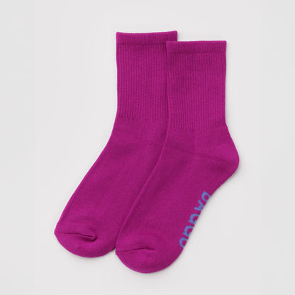 Ribbed Women's Crew Socks