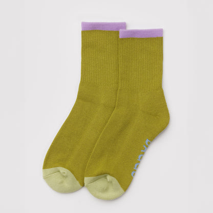 Ribbed Women's Crew Socks