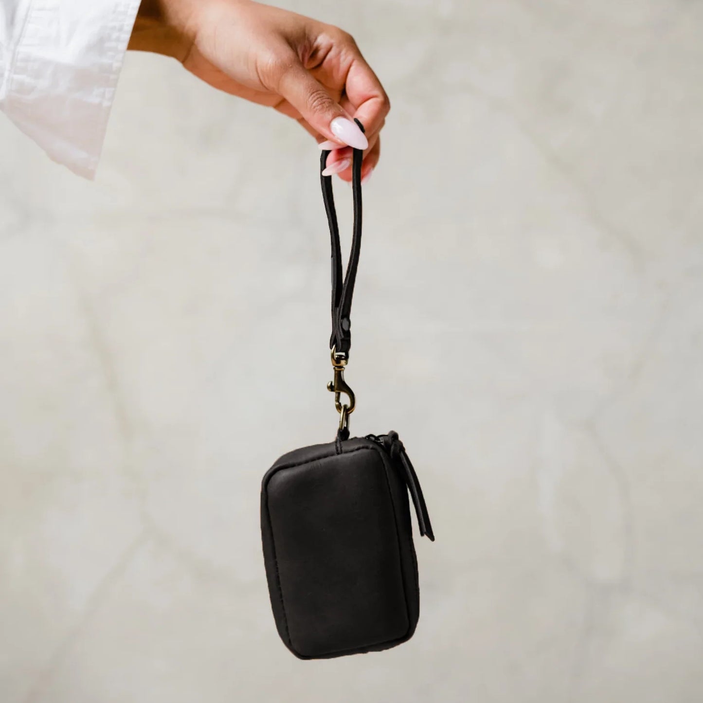 Amy Black Leather Card Wallet