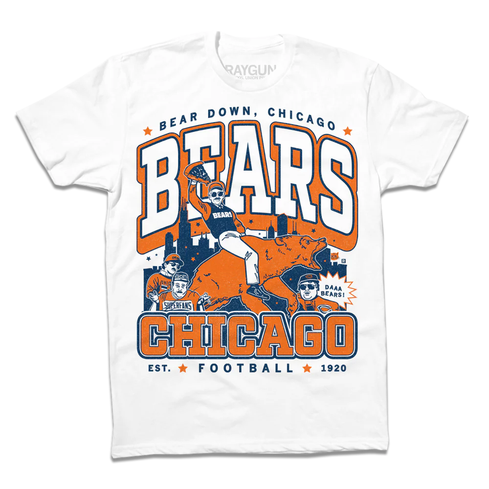 Chicago Bears Max Collegiate Unisex Tshirt