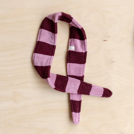 Striped Terrycloth Hair Tie Headband