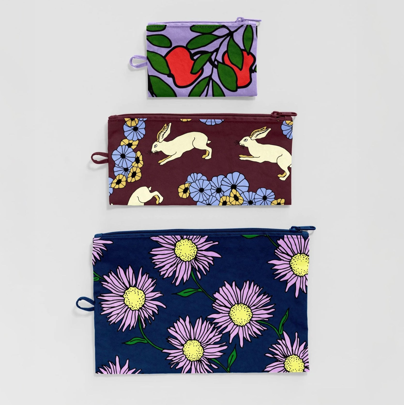 Heavyweight Nylon Flat Zip Pouches (Set of 3) – Neighborly