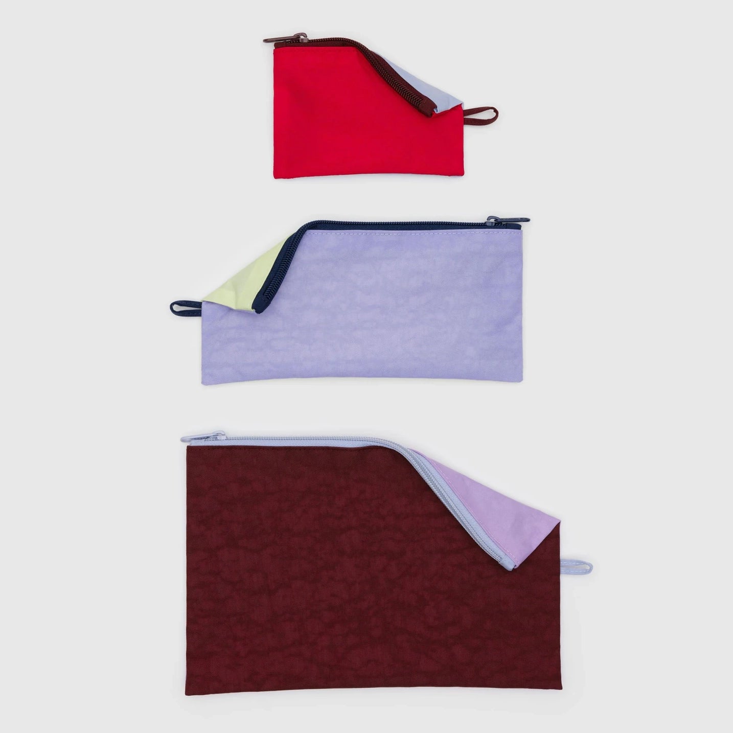 Heavyweight Nylon Flat Zip Pouches (Set of 3) – Neighborly