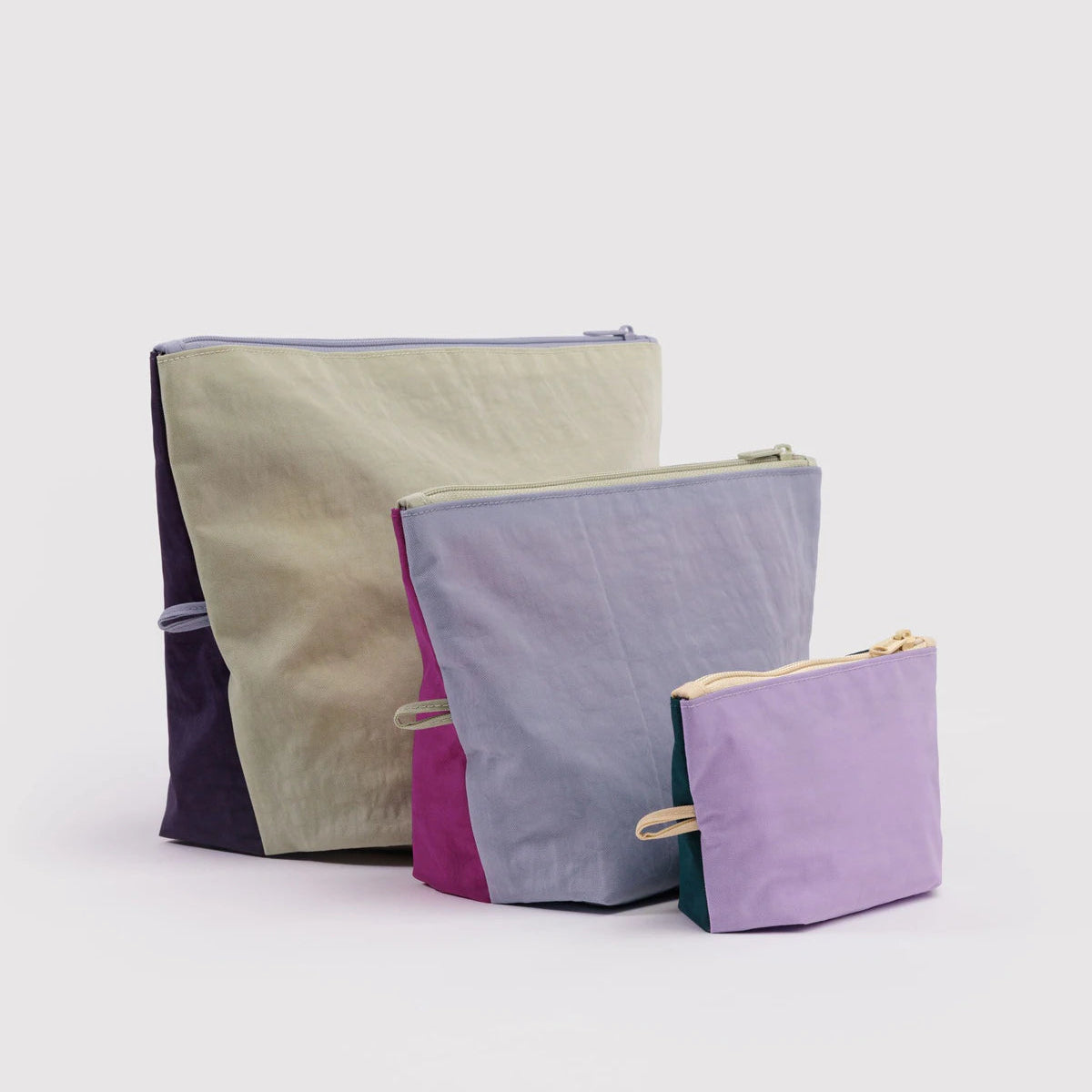 Heavyweight Nylon Travel Go Pouches (Set of 3)