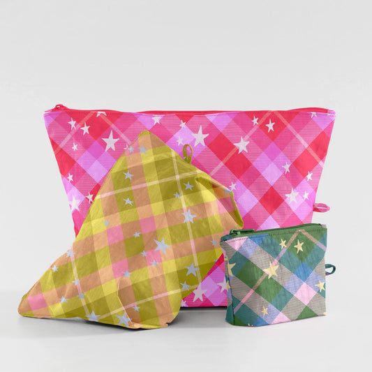 Heavyweight Nylon Travel Go Pouches (Set of 3)