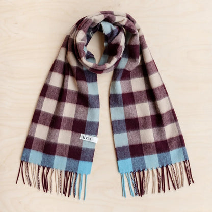 Lambswool Oversized Patterned Scarf
