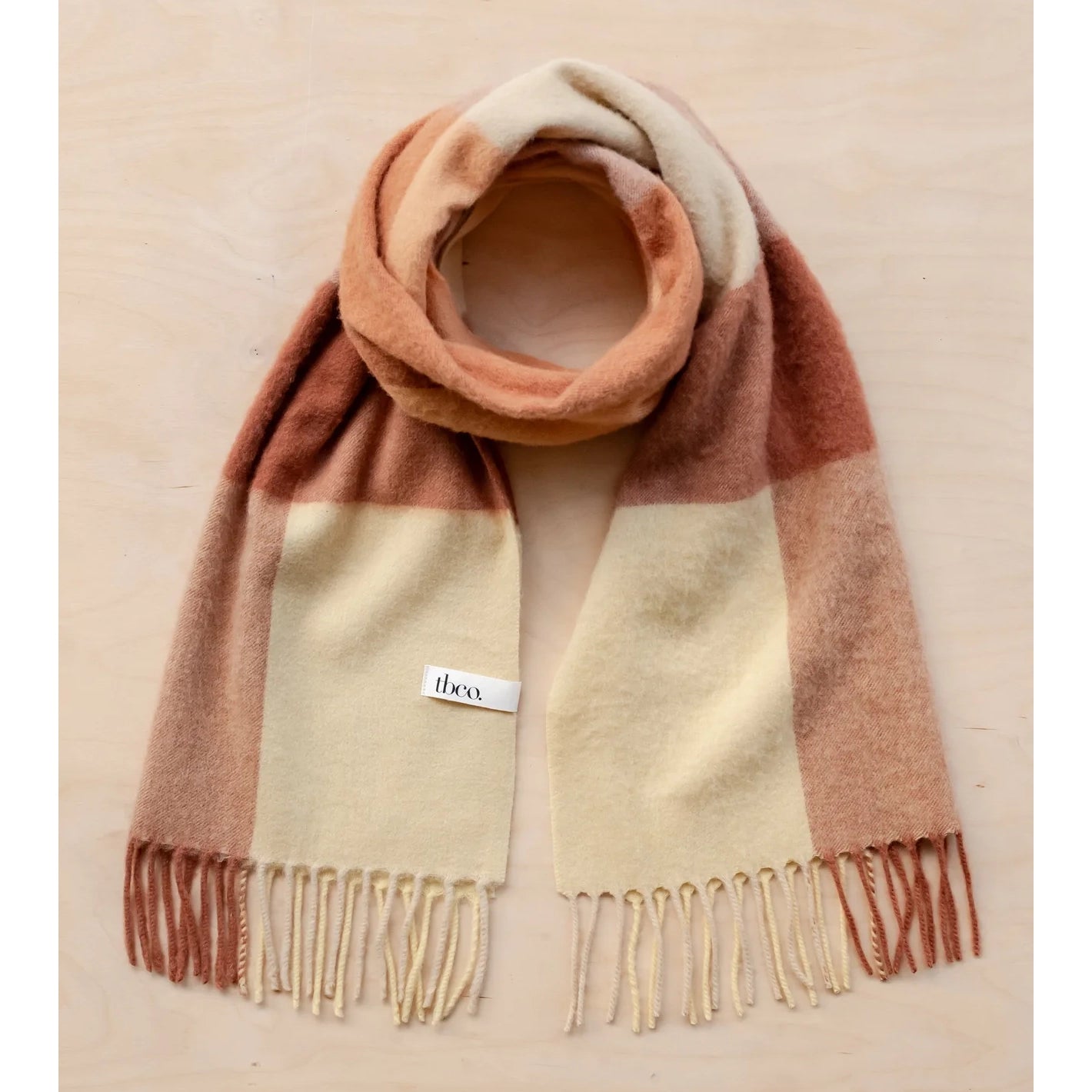 Lambswool Oversized Patterned Scarf