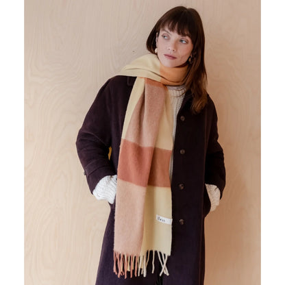 Lambswool Oversized Patterned Scarf