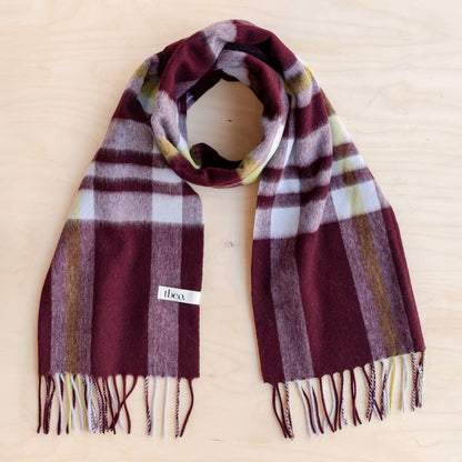 Lambswool Oversized Patterned Scarf