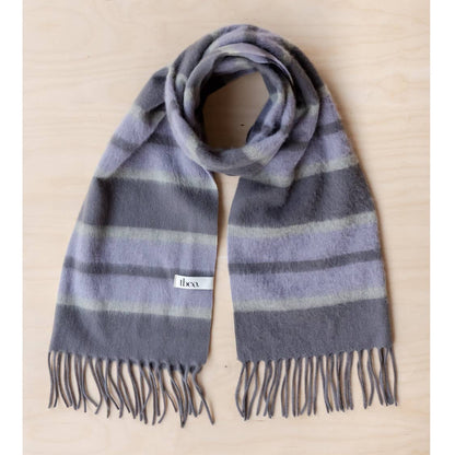 Lambswool Oversized Patterned Scarf