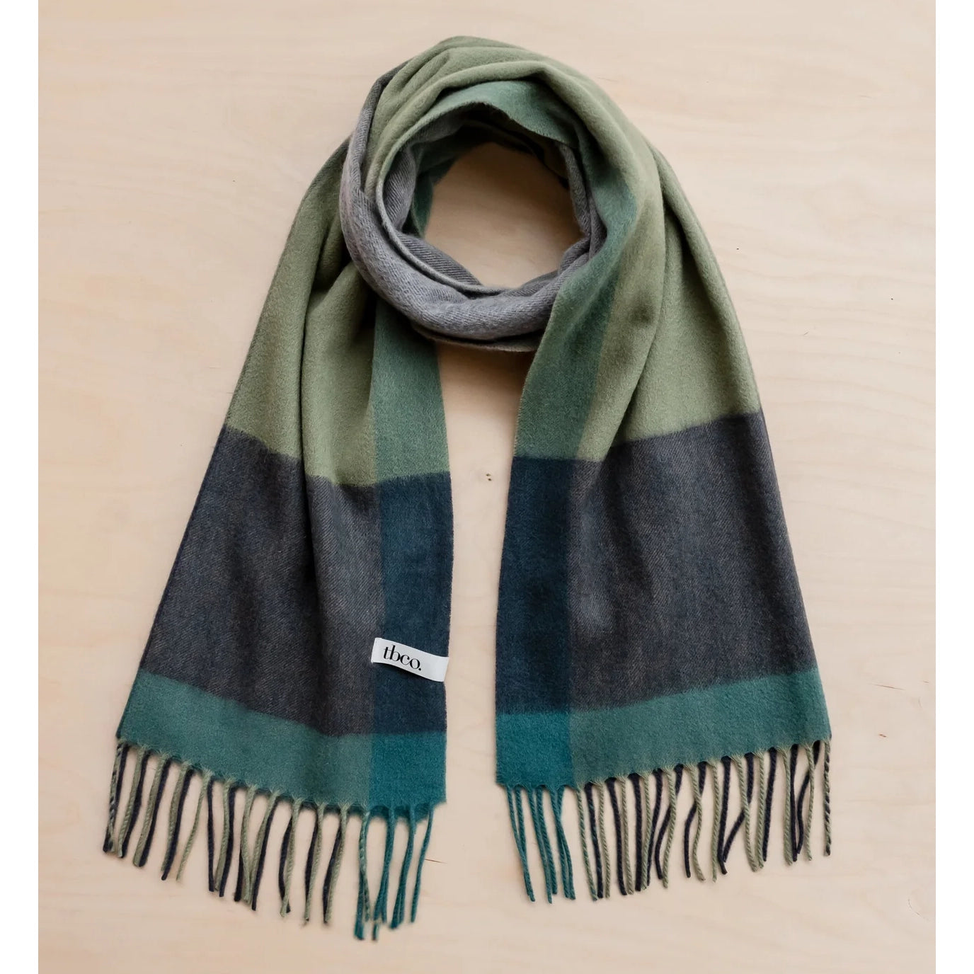 Lambswool Oversized Patterned Scarf