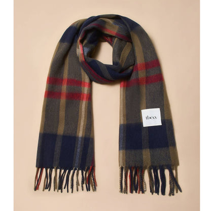 Lambswool Oversized Patterned Scarf