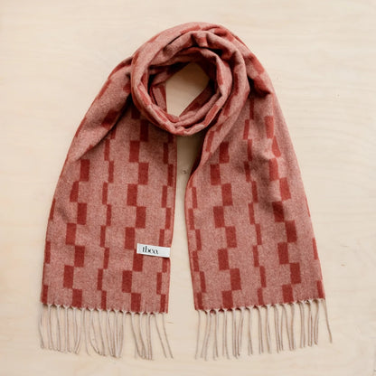 Lambswool Oversized Patterned Scarf