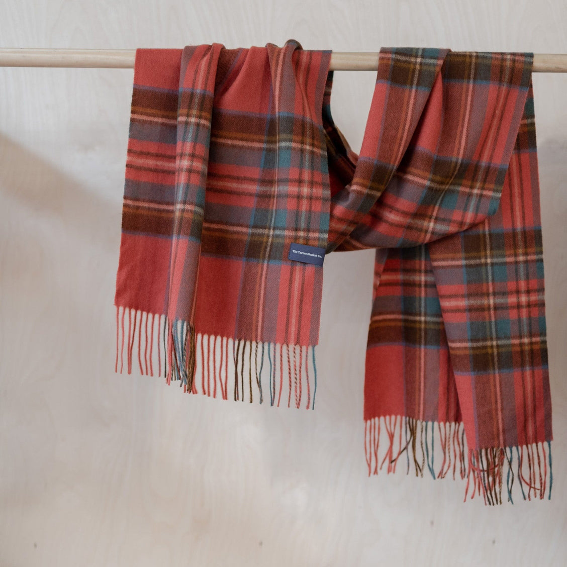 Lambswool Oversized Patterned Scarf
