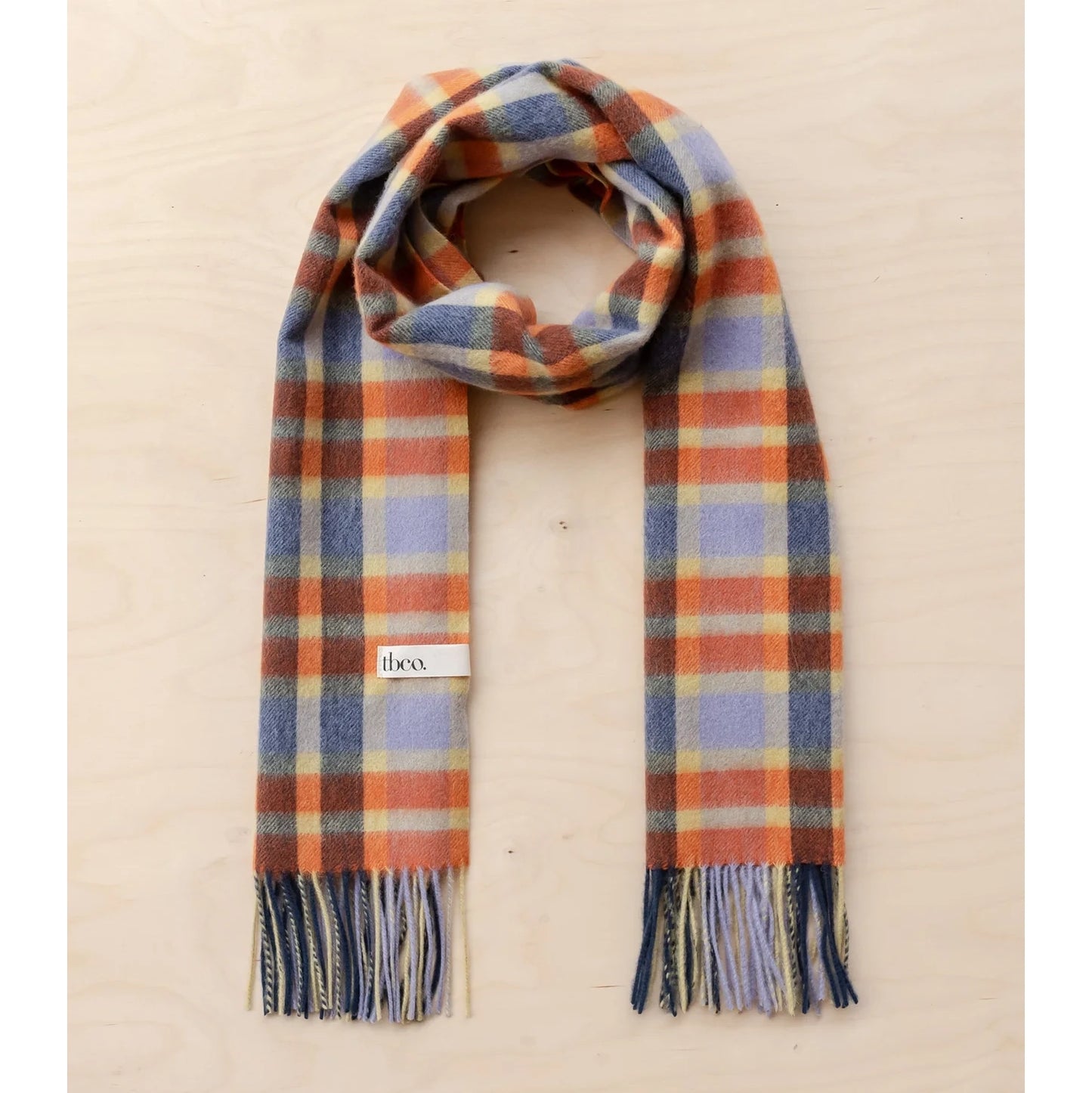 Lambswool Oversized Patterned Scarf