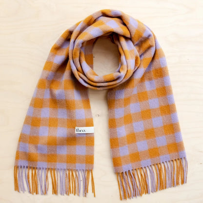 Lambswool Oversized Patterned Scarf