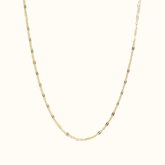 Metal Link Gold Chain Necklace
