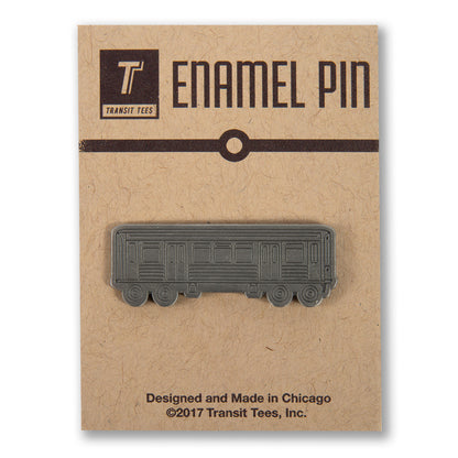 Chicago CTA El Train Enamel Pin