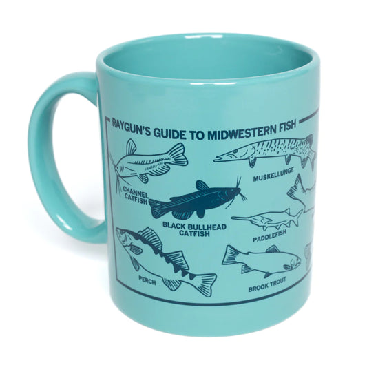 Midwestern Fish Aqua 11 Oz Mug