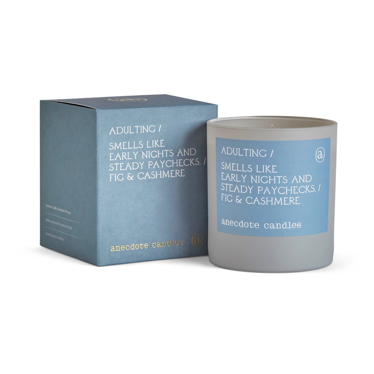 Anecdote 9 Oz Glass Tumbler Candle in Box