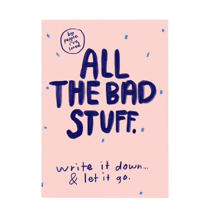 All the Bad Stuff 6" x 8.5" Blank Notebook