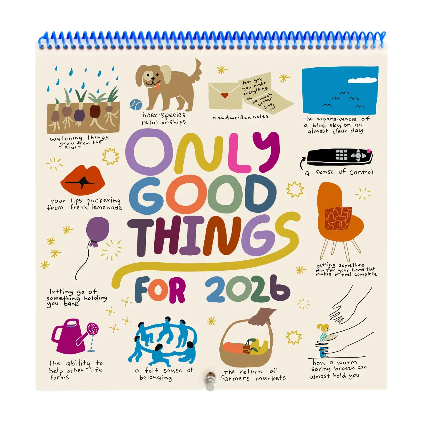 2026 Only Good Things Wall Calendar